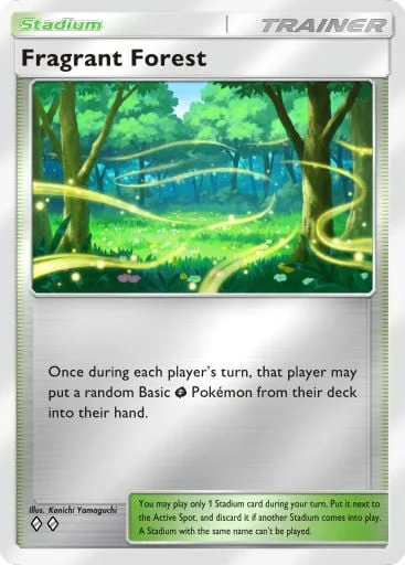 Fragrant Forest 393/429, carta do Pacote Deluxe Mega (Pokémon TCG Pocket)