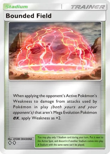 Bounded Field 396/429, carta do Pacote Deluxe Mega (Pokémon TCG Pocket)