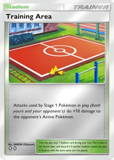 Training Area 398/429, carta do Pacote Deluxe Mega (Pokémon TCG Pocket)