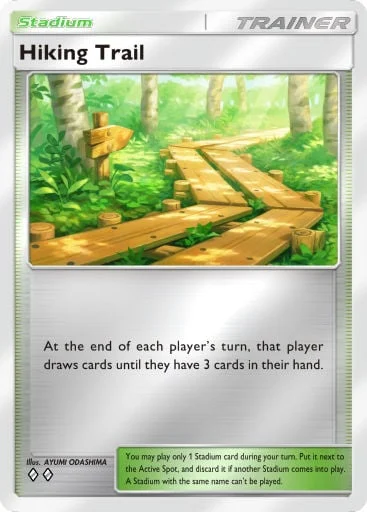 Hiking Trail 400/429, carta do Pacote Deluxe Mega (Pokémon TCG Pocket)
