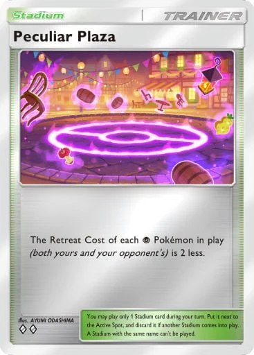 Peculiar Plaza 402/429, carta do Pacote Deluxe Mega (Pokémon TCG Pocket)