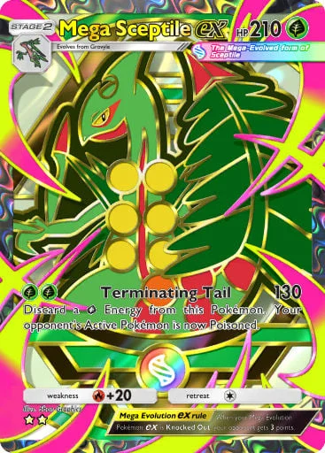 Mega Sceptile ex 410/429, carta do Pacote Deluxe Mega (Pokémon TCG Pocket)