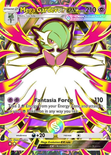 Mega Gardevoir ex 416/429, carta do Pacote Deluxe Mega (Pokémon TCG Pocket)