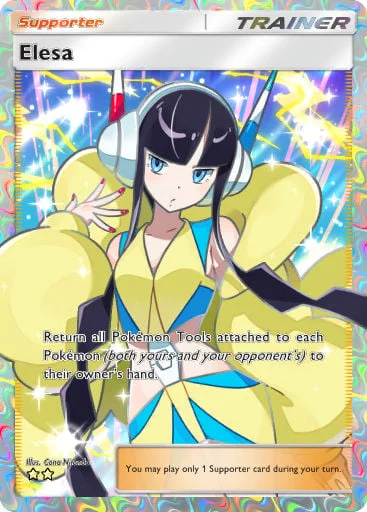 Elesa 422/429, carta do Pacote Deluxe Mega (Pokémon TCG Pocket)