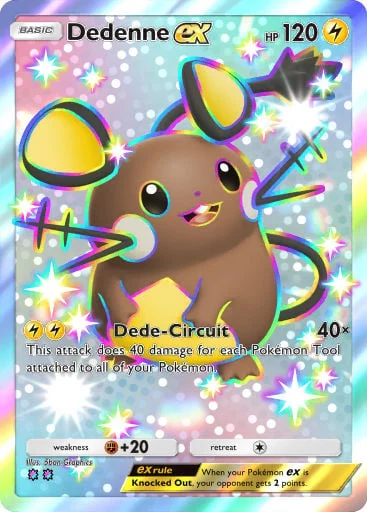 Dedenne ex 426/429, carta do Pacote Deluxe Mega (Pokémon TCG Pocket)