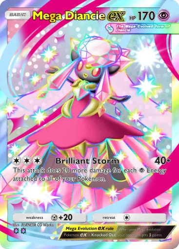 Mega Diancie ex 427/429, carta do Pacote Deluxe Mega (Pokémon TCG Pocket)