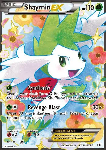 Shaymin-EX RC21/113