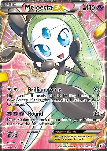 Meloetta-EX RC25/113