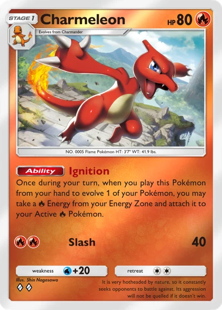 Charmeleon do Pacote Deluxe Mega