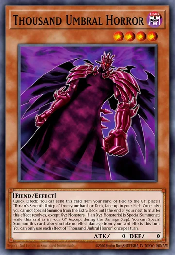 Terror Umbral Mil de Beyond the Brave (Yu-Gi-Oh)