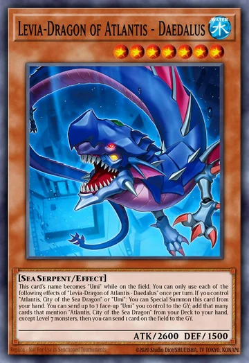 Levia-Dragão da Atlântida - Daedalus de Beyond the Brave (Yu-Gi-Oh)