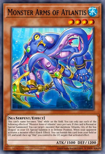 Braços Monstruosos da Atlântida de Beyond the Brave (Yu-Gi-Oh)