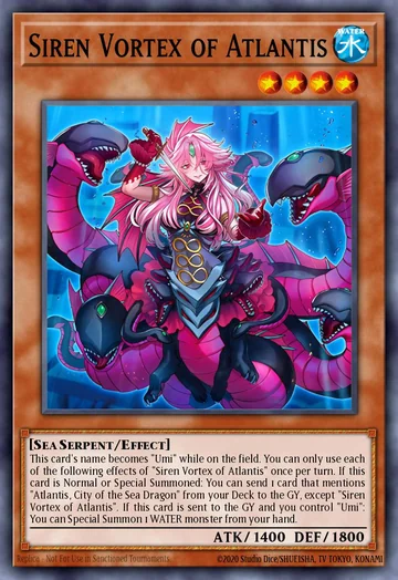 Sereia Vórtice da Atlântida de Beyond the Brave (Yu-Gi-Oh)