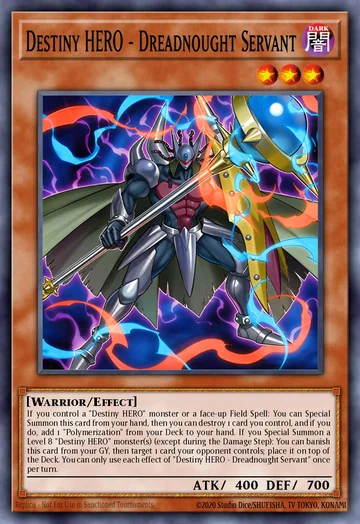 HERÓI do Destino - Servo Couraçado de Beyond the Brave (Yu-Gi-Oh)