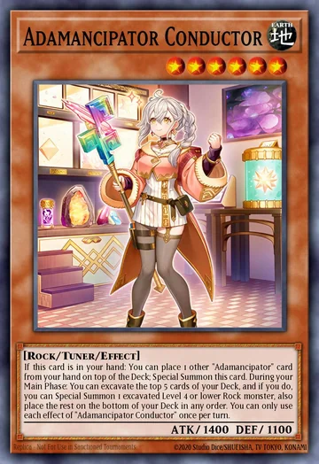 Condutora Adamancipador de Beyond the Brave (Yu-Gi-Oh)