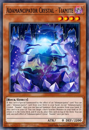 Cristal Adamancipador - Tiamita de Beyond the Brave (Yu-Gi-Oh)