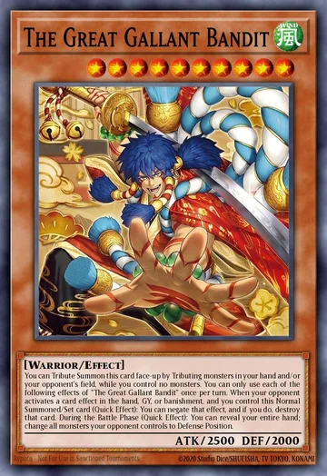 O Grande Bandido Galante de Beyond the Brave (Yu-Gi-Oh)