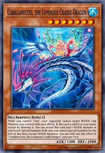 Coralianectes, o Dragão do Berço Reluzente de Beyond the Brave (Yu-Gi-Oh)
