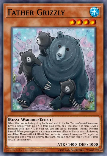 Pai Urso Pardo de Beyond the Brave (Yu-Gi-Oh)