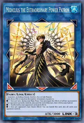 Mediclius, o Patrono do Poder Extraordinário de Beyond the Brave (Yu-Gi-Oh)