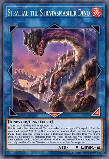 Stratiae, o Dino Stratasmagador de Beyond the Brave (Yu-Gi-Oh)