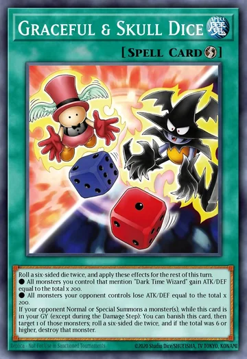 Dados Gracioso e Caveira de Beyond the Brave (Yu-Gi-Oh)