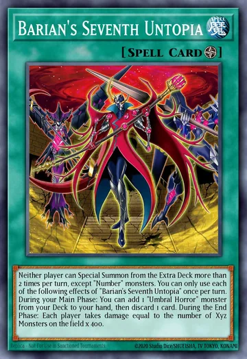 Untopia de Barian do Sétimo de Beyond the Brave (Yu-Gi-Oh)