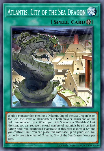 Atlântida, a Cidade do Dragão Marinho de Beyond the Brave (Yu-Gi-Oh)