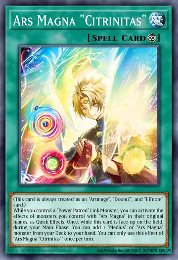Ars Magna "Citrinitas" de Beyond the Brave (Yu-Gi-Oh)