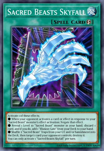 Queda Celeste das Bestas Sagradas de Beyond the Brave (Yu-Gi-Oh)