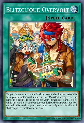 Sobretensão Blitzclique de Beyond the Brave (Yu-Gi-Oh)