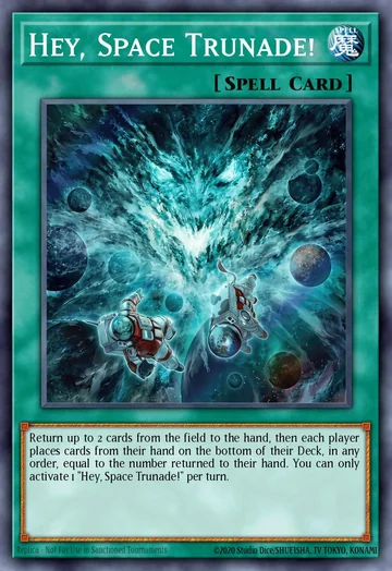 Ei, Trunade Espacial! de Beyond the Brave (Yu-Gi-Oh)