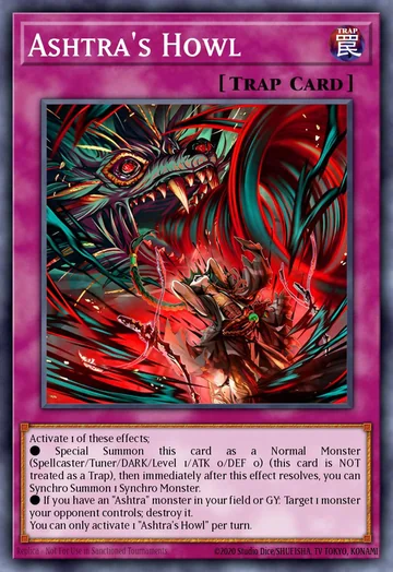 Uivo de Ashtra de Beyond the Brave (Yu-Gi-Oh)