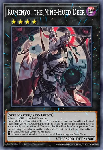 Kumenyo, o Cervo de Nove Matizes de Beyond the Brave (Yu-Gi-Oh)
