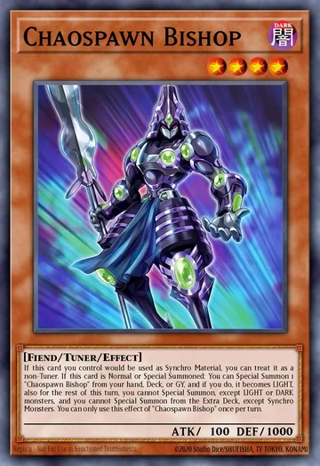 Bispo da Prole do Caos de Beyond the Brave (Yu-Gi-Oh)