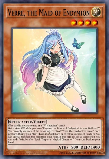 Verre, a Empregada de Endymion de Beyond the Brave (Yu-Gi-Oh)