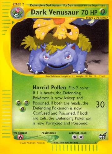 Dark Venusaur 7/9