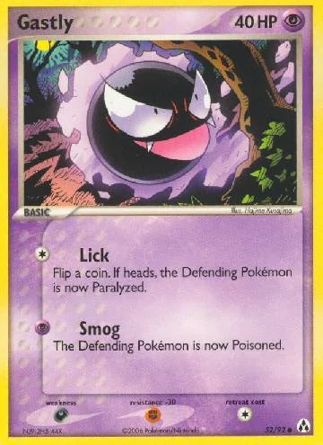Gastly 52/92