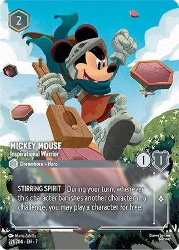Mickey Mouse, Inspirational Warrior 221