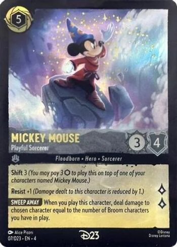Mickey Mouse, Playful Sorcerer 7b
