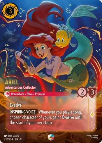 Ariel, Adventurous Collector Enchanted 232/204 Fabled