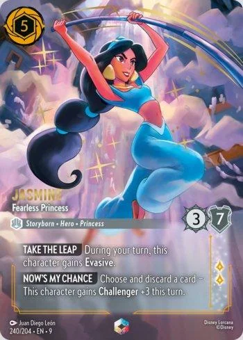 Jasmine, Fearless Princess Enchanted 240/204 Fabled