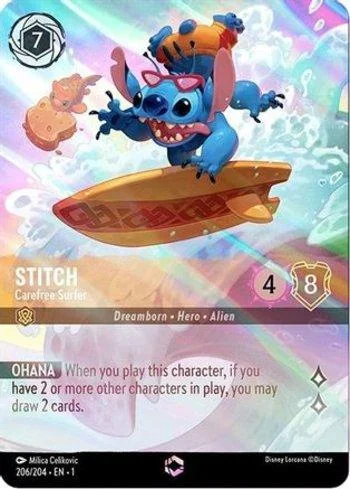 Stitch, Carefree Surfer 206