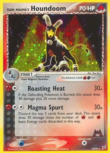 Houndoom da Equipe Magma 10/95