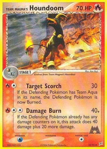 Houndoom da Equipe Magma 34/95