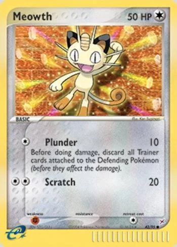 Meowth (Reverse Holo) 42b