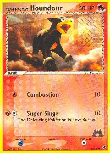 Houndour da Equipe Magma 62/95