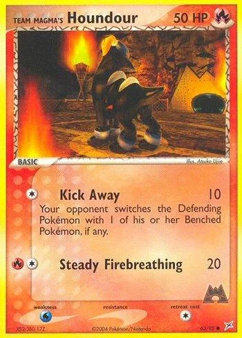 Houndour da Equipe Magma 63/95
