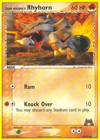 Rhyhorn da Equipe Magma 68/95