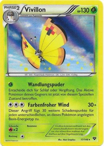 Vivillon (Continental) 17c/146